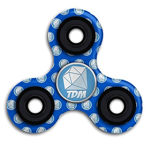 Dan Tdm Logo EDC Tri Fidget Spinner Hand Spinner Finger Spinner Finger Toy Relieve Stress High Speed Focus Toy For Adult And Children