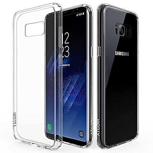 Galaxy S8 Plus Case, S8 Plus Clear Case, ATGOIN [Scratch Resistant] Crystal Clear Slim Fit Flexible TPU Gel Rubber Soft Silicone Protective Case for Samsung Galaxy S8 Plus 2017 Release (Clear)