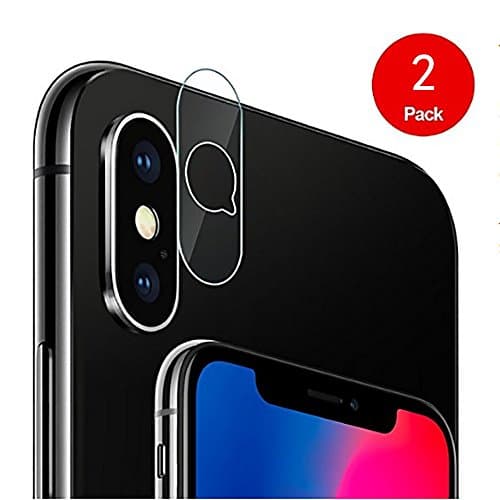 Back Camera Lens Protector for iPhone X (2 Pack), Anicle High Definition Camera Lens Tempered Glass for iPhone X /10