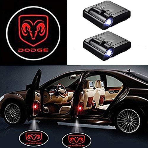 MIVISO 2 Wireless LED Car Door Light Projector Ghost Shadow Emblem Light Laser Welcome Lamp Universal