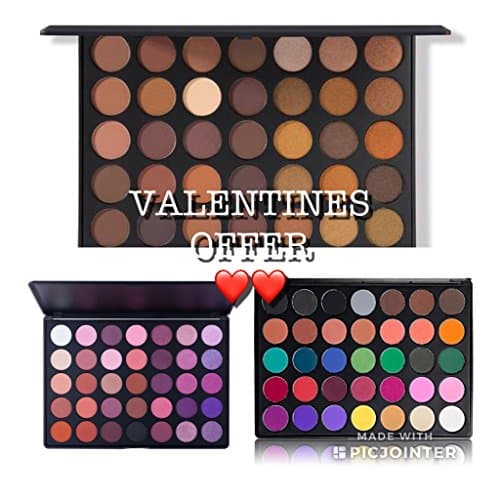 GIFT SET 3 X 35 Colour High pigmented eye shadow palettes - Hot selling long lasting makeup loved by makeup Artist Trusted BRAND