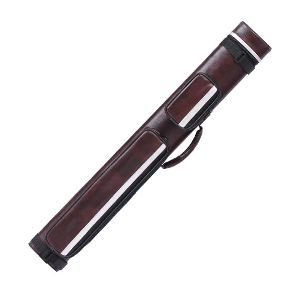 ZHTY Pool Cue,82CM 1/2 Joint Pool Cue Case, 4 Holes Centre Joint Pool Snooker Cue Bag Billard Accessories-Holds 2 Butts and 2 Shafts