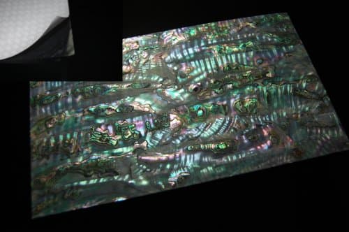Green Abalone Enhanced Adhesive Veneer Sheet