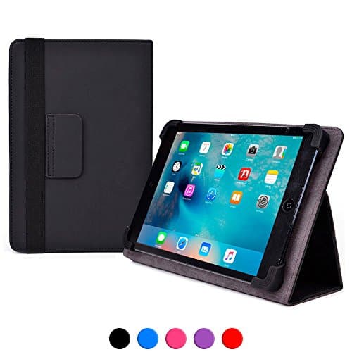 Prestigio MultiPad Ranger 7.0 3G / Thunder 7.0i case, COOPER INFINITE ELITE Protective Rugged Shockproof Carrying Universal Portfolio Case Cover Folio Holder with Built-in Stand (Black)