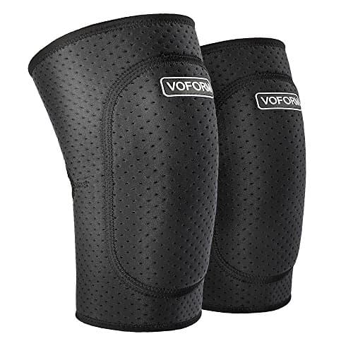 Voform Protective knee-pads,Thick sponge anti-slip collision avoidance knee sleeve 1Pair.Suitable for men's and women's running,volleyball,basketball and other outdoor sports (X-Large)