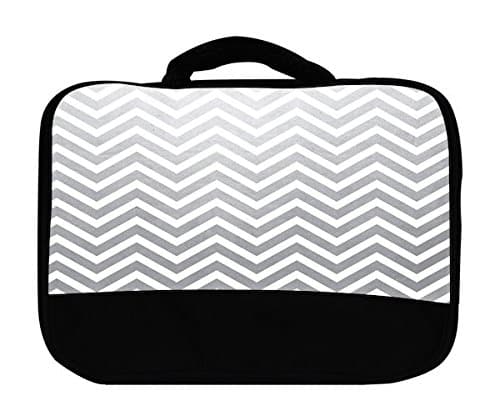 Lunch Bag, Fading Into Grey Chevron Pattern