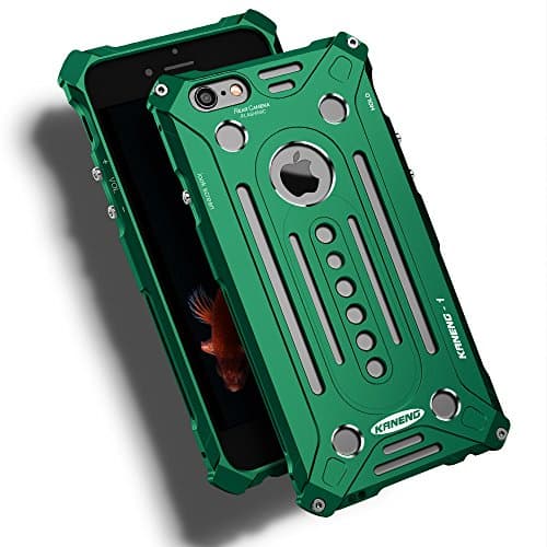 iPhone 6 Plus Metal Case,BOTER CNC Metal Bumper Case For iPhone 6 6S Plus With 1pc Tempered Glass Screen Protector,Shockproof Aluminum Frame Rugged Armor Case Back Cover In Perfect Retail Package