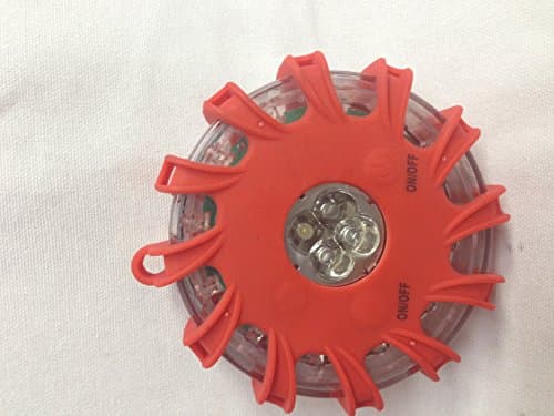 AMW LED Road Flair with 9 Flash Patterns, Light &amp; Magnet AAA Battery
