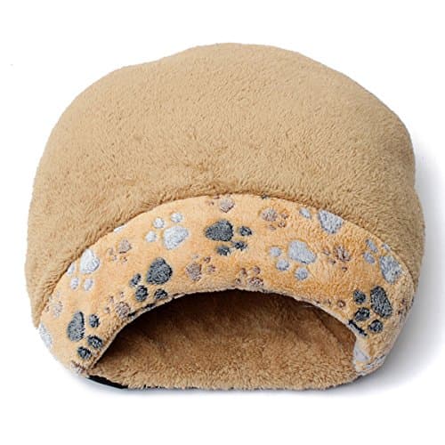 UpToYou Pet Bed Cave #SMALL BROWN
