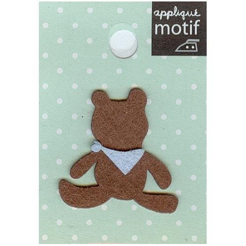 Teddy Bear Design Small Iron-on Applique (Patch Size:1.5"x1.5") (Special Buy 1 get 1 Free)