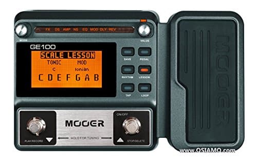 Mooer Audio GE100, Guitar Multi-Effects Processor with expression pedal