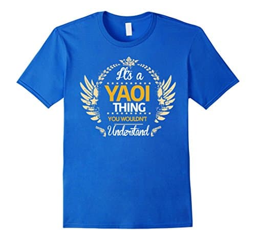 Men's Yaoi Shirt Medium Royal Blue