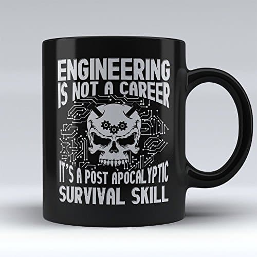 Funny Engineer Coffee Mug - "Engineering Is Not A Career" - Engineer Mug 11 oz Cool Stuff for Engineers - Desk Gadgets for Engineers - Engineer Accessories for Men and Women - Engineer Gift for Dad