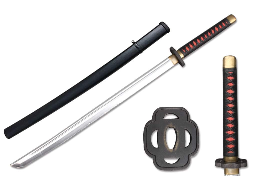 SparkFoam 39" Foam Samurai Sword (1) + Plastic Scabbard Bundle (1)