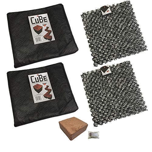 Square Foot Cube Container Pot Garden 5pcs Kit by Victory 8 Garden