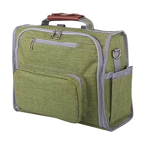 Multi-Function Diaper Bag Maternity Nappy Changing Bags，Waterproof Travel Backpack for Baby Care, Large Capacity , Stylish and Durable (Green)