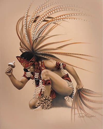 Aztec Dancer print 8x10 UNFRAMED