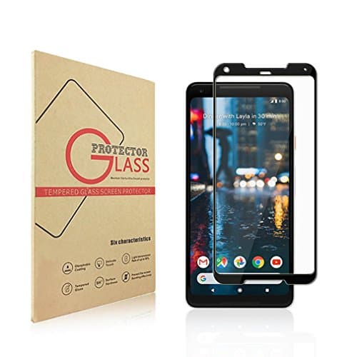 Lbsel Google Pixel 2XL Screen Protector, Premium Tempered Glass Screen Protectors Protective Film for Google Pixel 2XL [6.0" inch][3D Full Coverage][9H Hardness][Anti-Scratch][Bubble-Free][1-Pack]