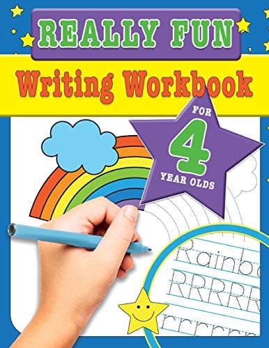 Really Fun Writing Workbook For 4 Year Olds: Fun & educational writing activities for four year old children Paperback – 17 Oct. 2017