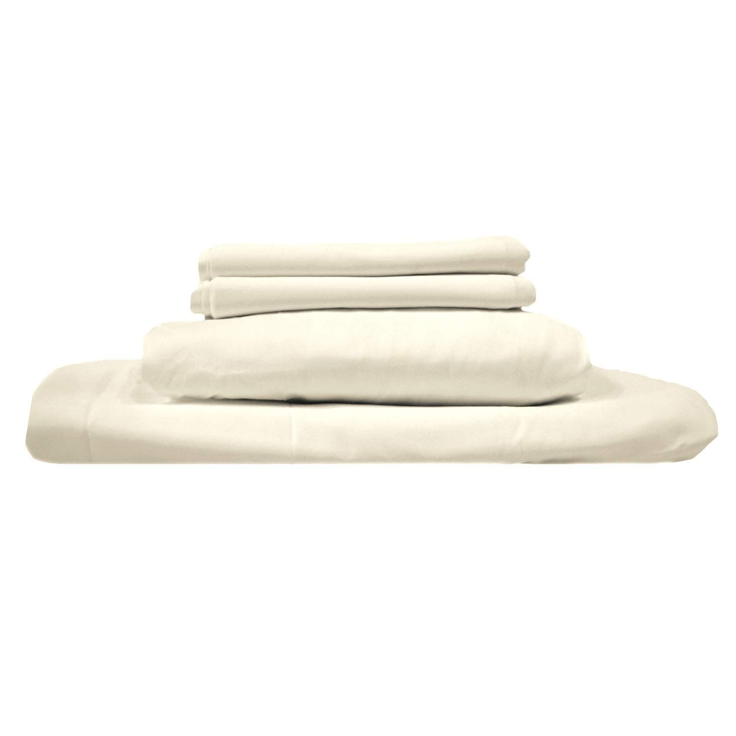 Coyuchi 300 Thread Count Organic Sateen Flat Sheet, King, Undyed