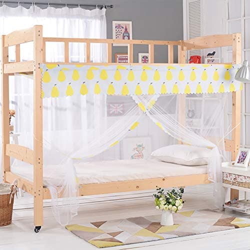 Dormitory Mosquito Net,Tofover Bunk Bed Encryption Nets Bed Canopy Square Student Dorm Netting Blackout Curtains Anti-Mosquito Tent (Multi 7, 90 X 190 X 150CM)
