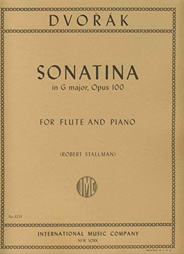 DVORAK - Sonatina Op.100 en Sol Mayor para Flauta y Piano (Stallman)