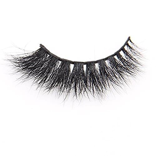 GLAM BY DAN (Sappire) Long Thick Dramatic Look Handmade Reusable 3D Mink False Eyelashes for Makeup 1 Pair Pack