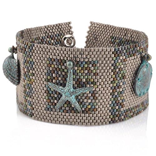 Tamara Scott Designs Beading Patterns-Printed Pattern & Kit-Sandbox-Green Patina