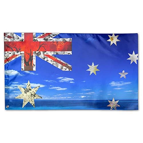 Australia Deluxe Flag, 3 X 5', Multicolor.