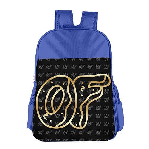 Odd Future Gold Logo School Backpack Bag