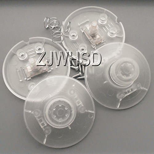 2 Inline In-line Lamp Light Power Push Foot Switch ON/OFF Control Lighting Transparent/Clear [Gold Sister]