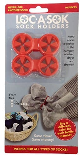 Loc A Sok Sock Locks (Red) by SockLocks
