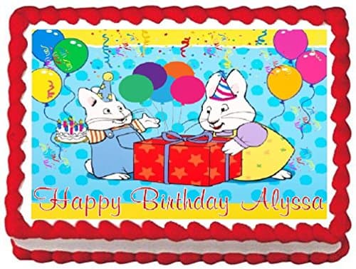 Max and Ruby Edible Frosting Sheet Cake Topper - 1/4 Sheet