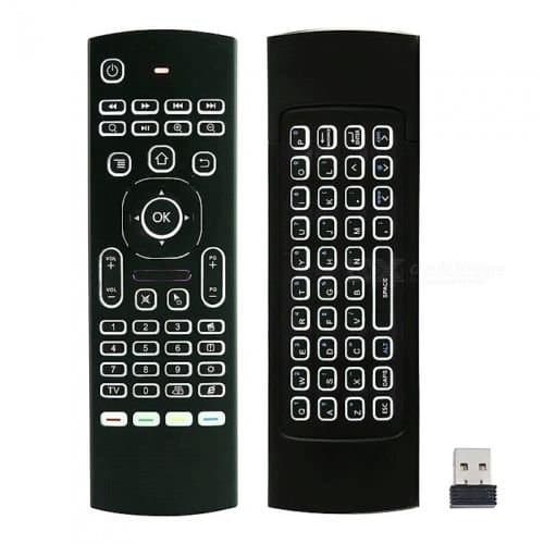 Backlit Glow Remote Control for Androind TV Box Nvidia Shield Mi Box MXQ H96 Max H96 Pro Stick MeCool Mi Box BeeLink X96 Mini Yundoo Minux U1 R99 Gem Box Wetek Core Q-Box G-Box Raspberry PI Odroid