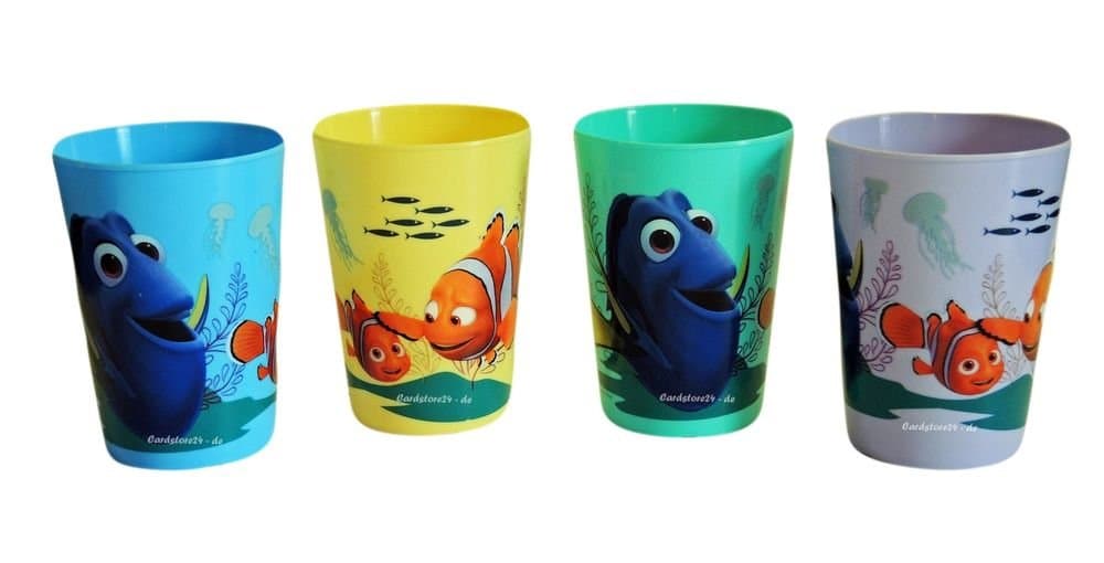 Findert Nemo Beaker Set of 4 Plastic
