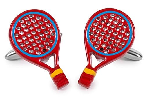 SoloGemelos - White Paddle Racket Cufflinks - Men