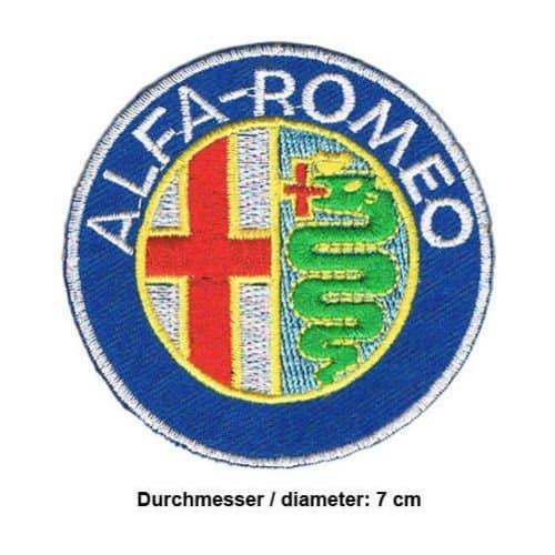 ALFA ROMEO Patch Sew Iron on Embroidered