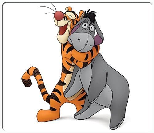 Winnie The Pooh Eeyore Super Cute Customized Unique Rectangle Non Slip Rubber Mousepad Gaming Mouse Pad by SharpScrew