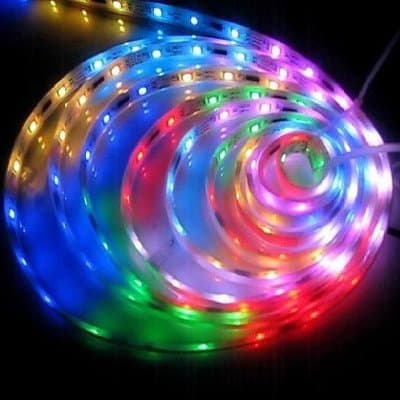RGB Color Changing Magic LED Strip Nonwaterproof LED with Controller and Power Supply