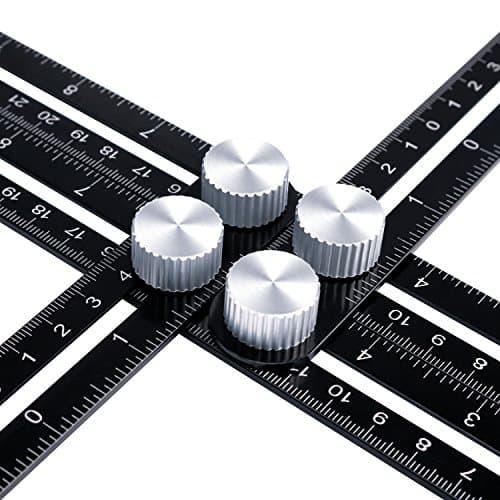 Rofeer Multi measurement Angle Ruler-Full Metal Angleizer Template tool-Upgraded Aluminum Alloy Multi Functional measuring Ruler for Brickwork, Handymen, Builders, Craftsmen, Roofers, or DIY Project
