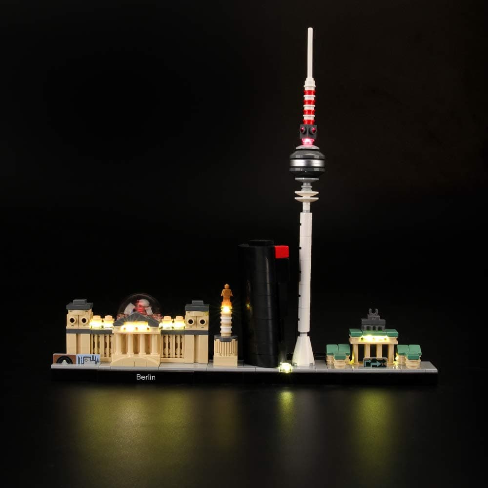 LIGHTAILING Light Set For (Architecture Berlin) Building Blocks Model - Led Light kit Compatible With Lego 21027(NOT Included The Model)