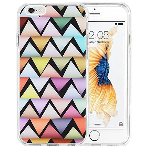 For iPhone 6s Plus Case For iPhone 6 Plus Case TPU Non-Slip High Definition Printing Personalized Color geometric pattern