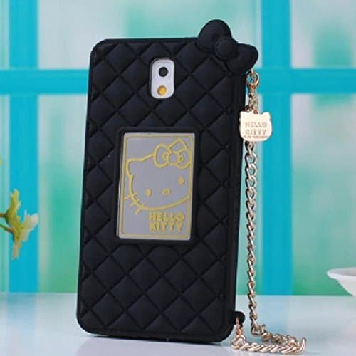 S5 Case Galaxy S5 Handbag Galaxy S5 Silcone Case,Hello kitty Handbag,Tribe-Tiger Stylish Slim Cute Hello Kitty Cat Handbag Soft Silicone case cover for Samsung Galaxy S5(Black Bag)