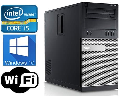 Dell Optiplex 990 Desktop Computer, Intel Core i5 Quad Core upto 3.4GHz CPU, 8GB DDR3 Memory,New 250GB Solid State Drive, WiFi, Windows 10 Pro, Nvidia Geforce GT710 2GB (Certified Refurbished)