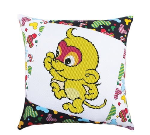 Chinese Zodiac Cross Stitch Kit - Monkey