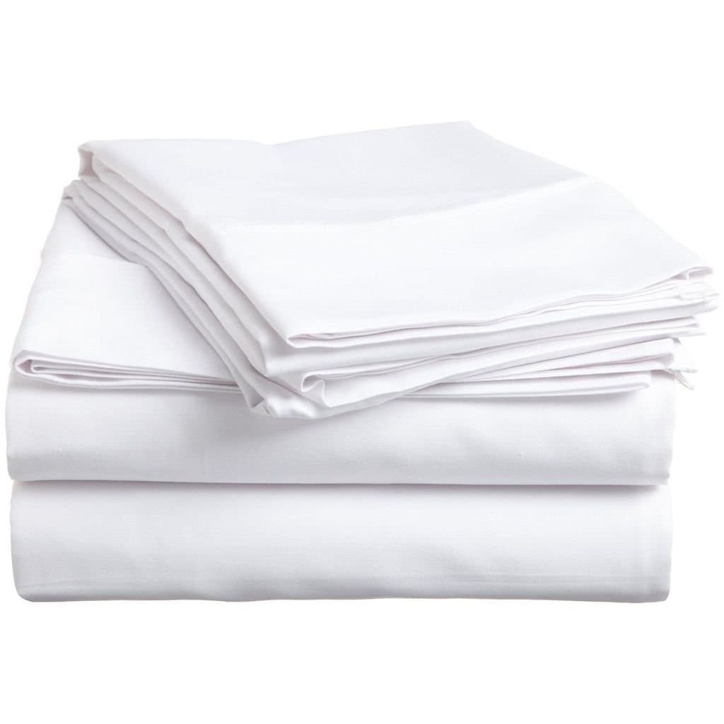 [hachette] 400 THREAD COUNT 100% EGYPTIAN COTTON FITTED SHEET SUPER KING SIZE WHITE 400TC 9" DEPTH