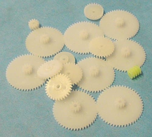 Stevens International Assorted Small Plastic Motor Gears (16pcs)