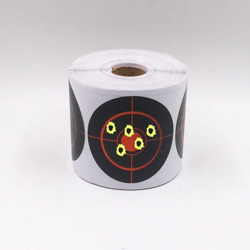 Diameter 7.5 cm splatter target 250 or 100 pcs/roll shooting stickers self adhesive
