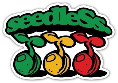 Seedless Sticker, Rasta Seeds 7.5" x 5"