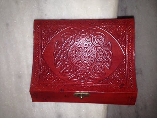 Leather Journal Writing Notebook, Antique Handmade Leather Bound Daily Notepad For Men &amp; Women, Unlined Paper 7 x 5 Inches, Perfect Gift for Art Sketchbook, Travel Diary &amp; Notebooks to Write in